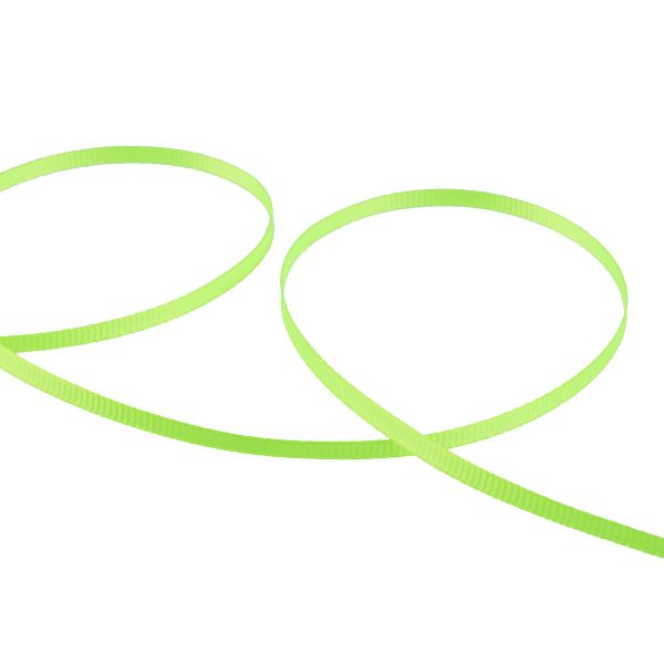 Лента репсовая (в рубчик) _3.0 мм / 91.44 метра, 013 лайм, Gamma GR-03
