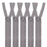 Молния трактор Arta Т6 (6 мм) 1 зам., разъем., 45 см, цв. 217 серо-коричневый, 5 шт