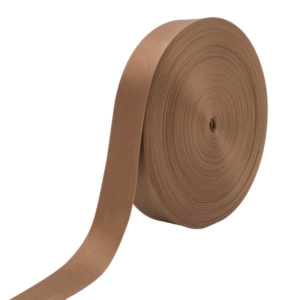 Стропа (ременная лента) 38 мм / 45.5 метров, [17 г/пог.м], охра цв. 22, ГРХ10034