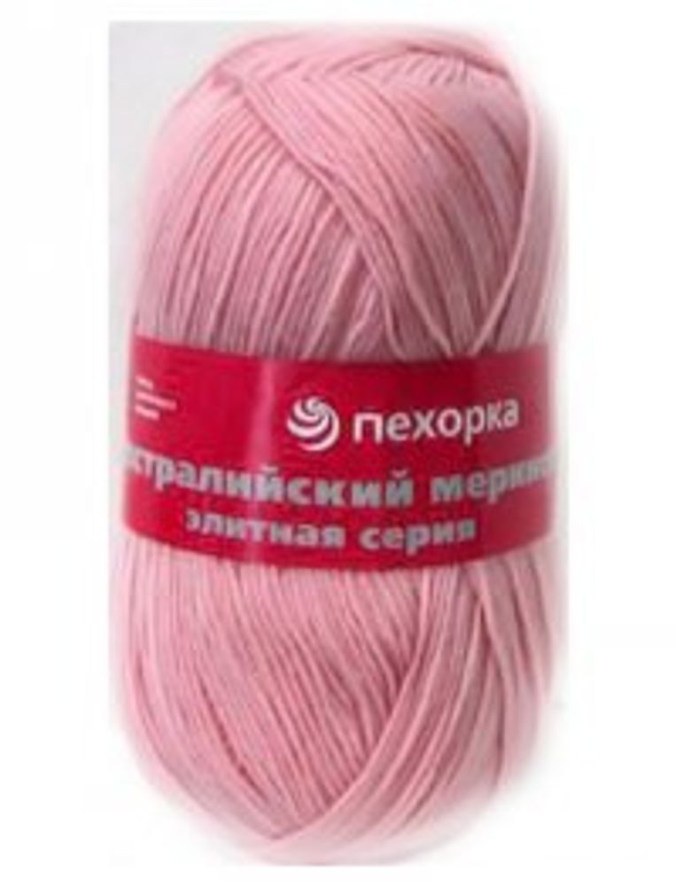 Пряжа Пехорка Австралийский меринос / уп.5 мот. по 100 г, 400 м, 024 орхидея /TOS/