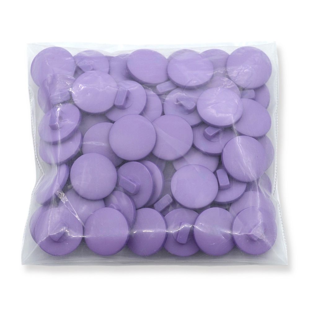 Пуговицы на ножке 24L (15мм) (Purple (фиолетовый)) NE68, 72 шт