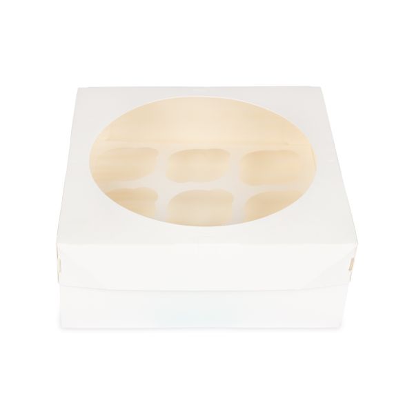 Коробка для маффинов с ложементом 25х25х10 см, S-Chief BFC-017