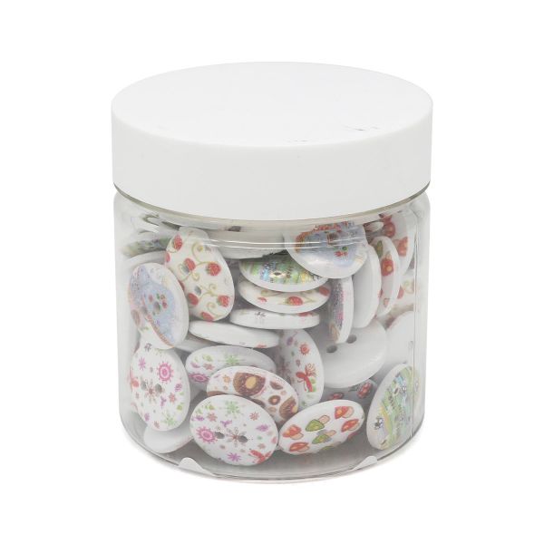 Украшения декоративные пуговицы деревянные Детский №4, 18 мм, 100 шт