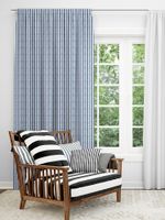 Льняная ткань 140 г/м², 150 см / 3 метра, TBY.DJ.13-3, цв.синий