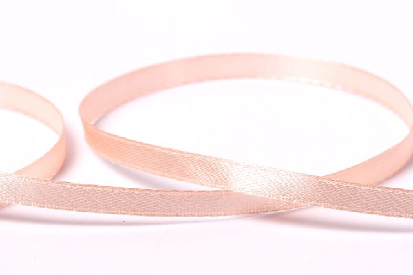 Лента атласная 1-сторонняя 6.0 мм / 33±2 метра, 007 персиковый, Gamma