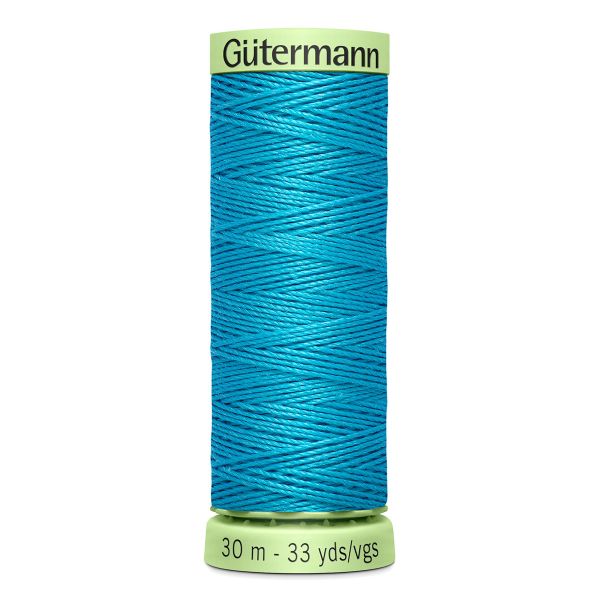 Нитки отделочные Gutermann Top Stitch, 30м, 736 голубая лагуна, 5 катушек