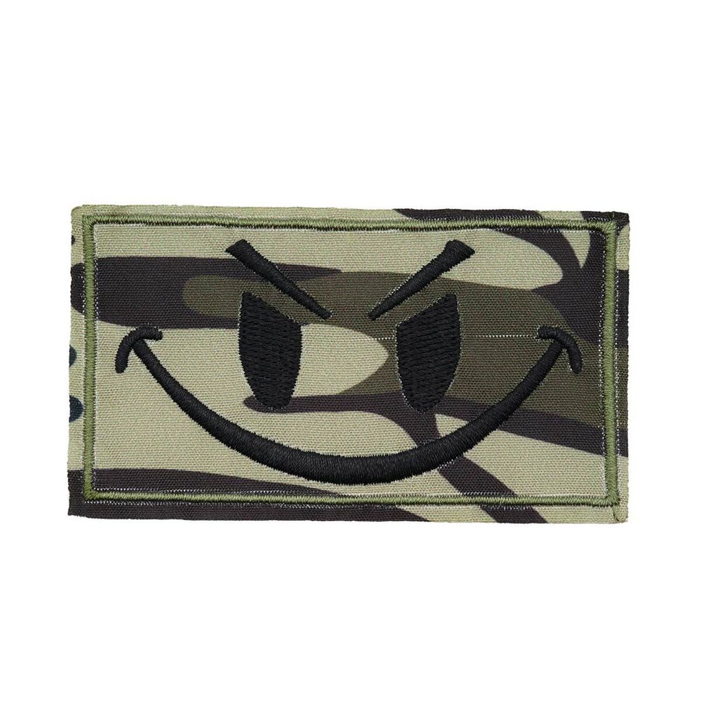 Термоаппликация Прямоугольник с улыбкой 90х50мм (Khaki (хаки)), 2 шт, LA563