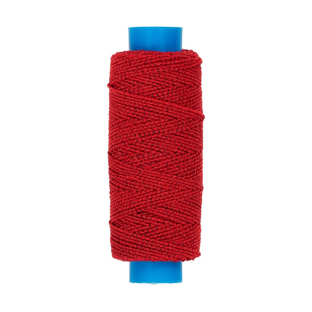 Нитки спандекс ⌀0.6 мм, набор 10 катушек по 25 метров, 112 красный, Gamma ET-10