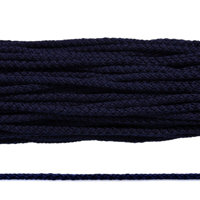 Шнур полипропилен круглый вязаный ⌀6.0 мм / 100 метров, 6-28 т.синий