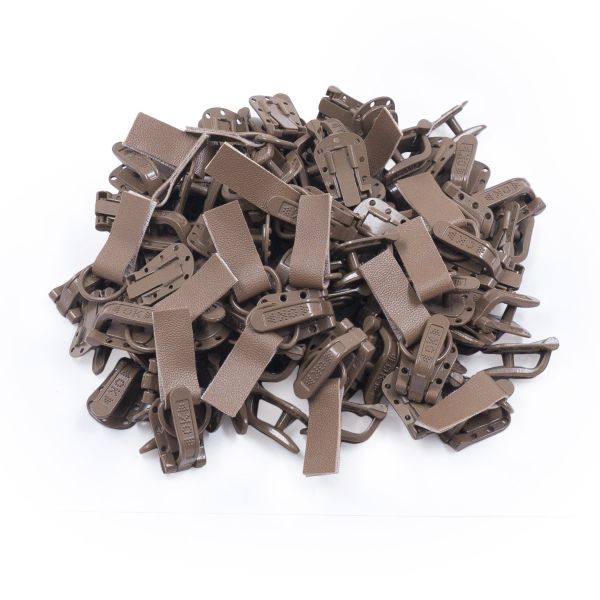 Крючок шубный PQ 45 мм, бежевый, PQ5205, 100 шт