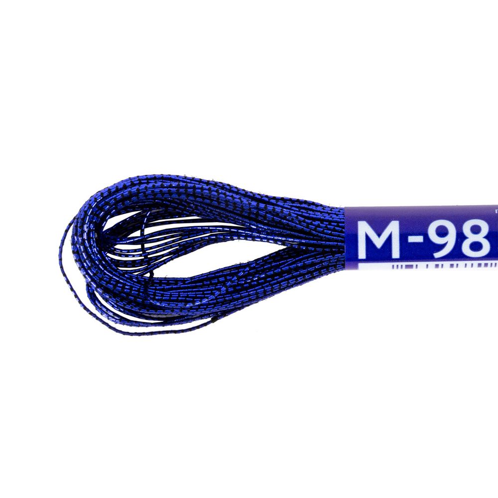 Мулине Gamma металлик JT 12 мотков по 11 метров, M-98 фиолетовый, Gamma MOULINE