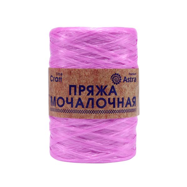 Пряжа Astra Premium (Астра Премиум) Мочалочная / уп.10 мот. по 50 г, 200 м, пурпурный