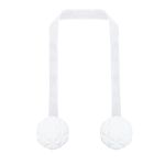 Магнитные клипсы Призма с лентой, однотонные (45 белый матовый), 1 шт