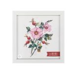 Рамка для картины (фото) пластик с оргстеклом 20х20 см, белый, Gamma ПРК-20