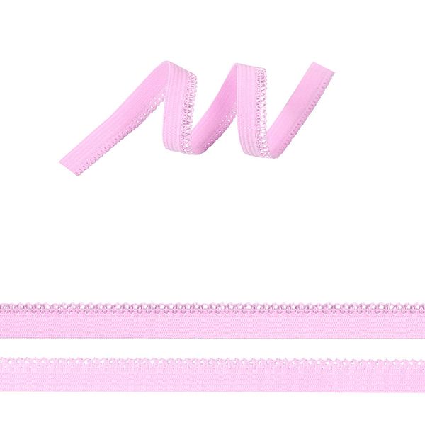 Резинка бельевая (ажурная) 10.0 мм / 100 метров, F165 (18) нежная сирень