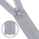 Молния трактор Arta Т6 (6 мм) 1 зам., разъем., 40 см, (2076), A361 св.серый, НОВЫЙ МАТОВЫЙ ЗАМОК, уп.5 штук