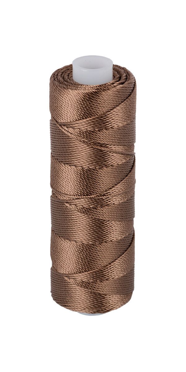 Нитки лавсан 350Л 100% полиэфир 100 м, 5 шт, 004 коричневый