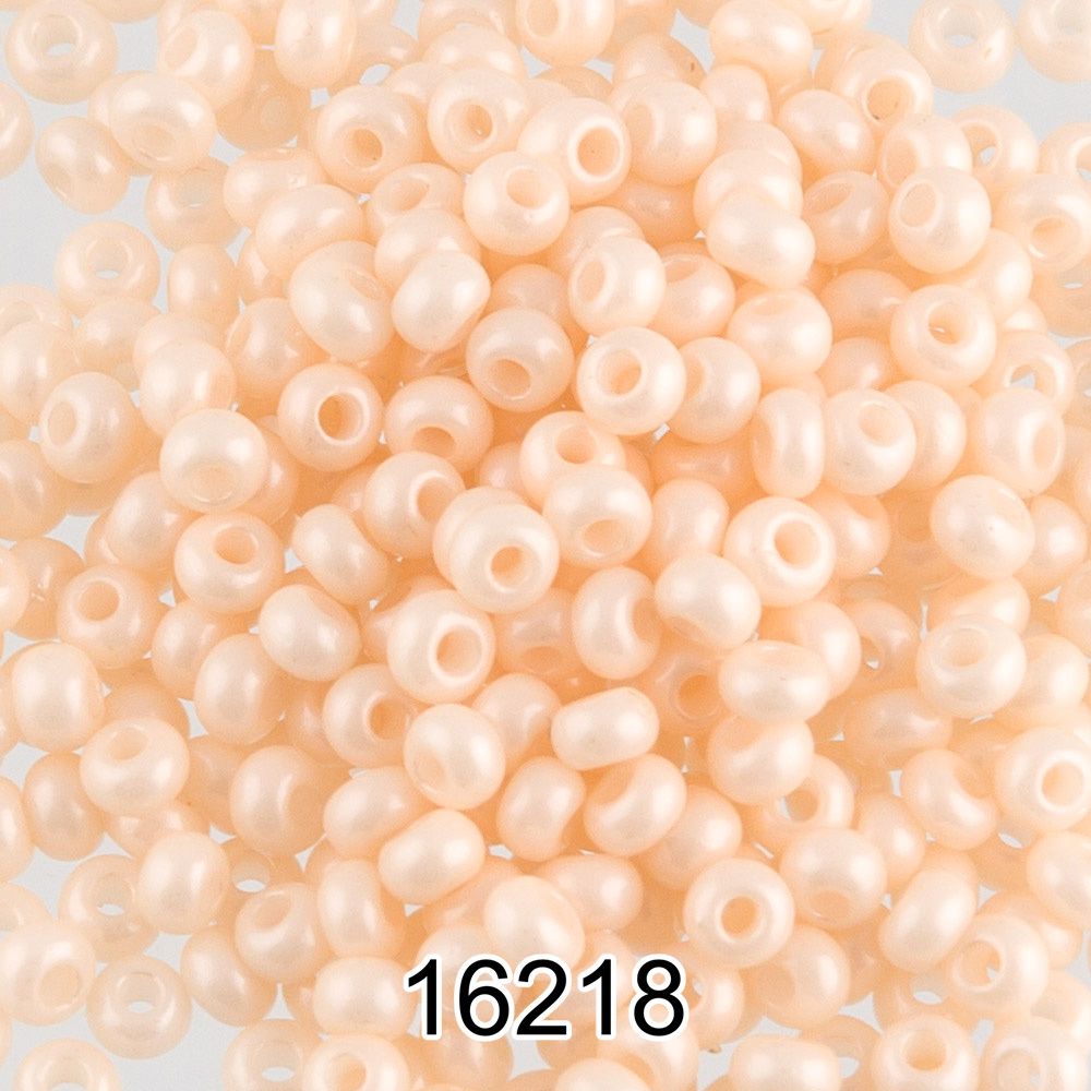 Бисер Preciosa 10/0 (2.3 мм), 500 г, 16218 (Ф298) жемчужный