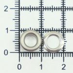 Люверсы металл ⌀_5.0 мм (внутр.), никель, 100 шт, BIG