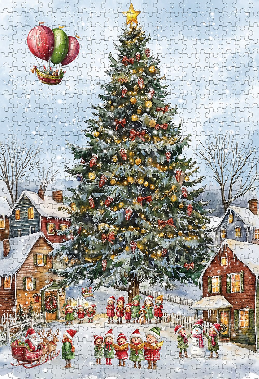 Пазл 500 элементов, PZL-500/68 Самая большая елка, Фрея