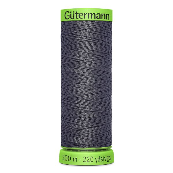Нитки для тонких тканей Gutermann Extra Fine 150, 200м, 702 мышино-серый, 5 катушек
