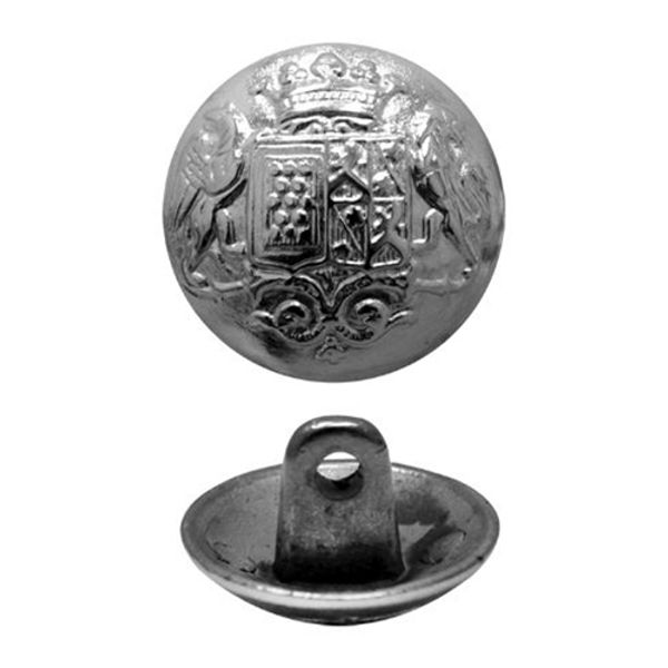 Пуговицы на ножке 15 мм, мет.никель 