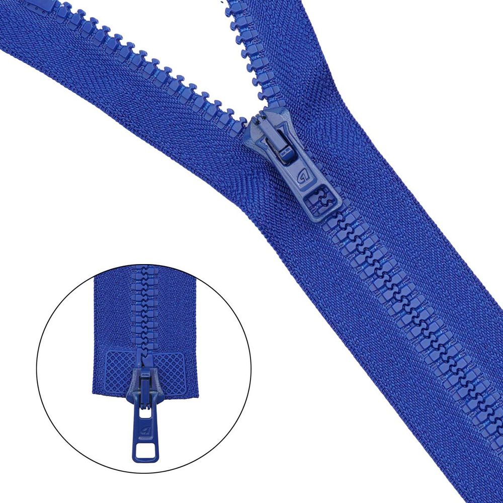 Молния трактор Arta Т6 (6 мм) 2 зам., разъем., 85 см, цв. 088 яр.синий, уп.5 шт