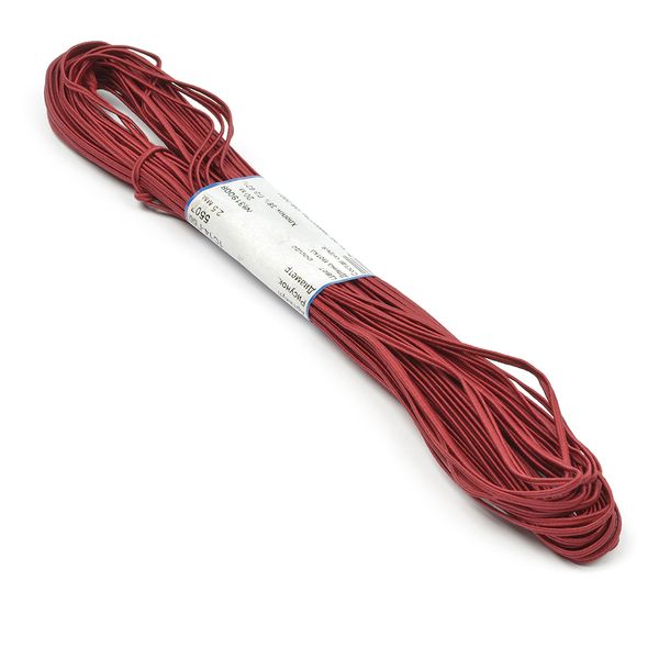 Шнур сутажный ⌀2.5-3.0 мм / 20 метров, бордо