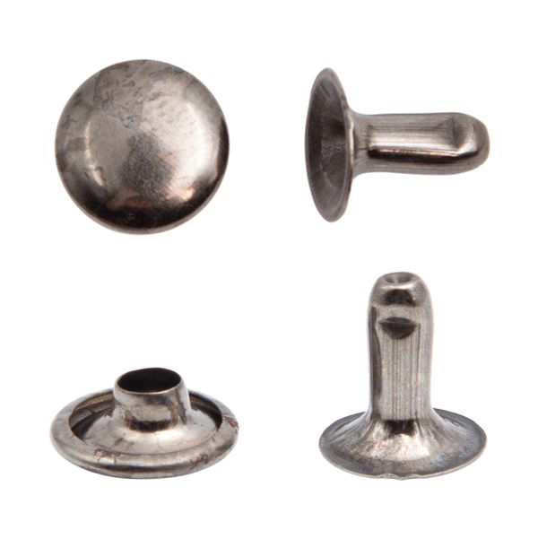 Хольнитены ⌀9 мм, h=9 мм, сталь, New Star №33.5, чер.никель, уп≈2000 шт