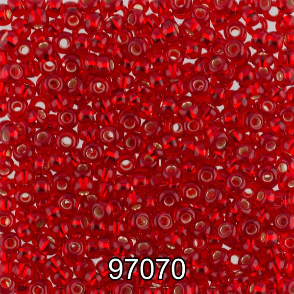 Бисер Preciosa 10/0 (2.3 мм), 500 г, 97070 (Ф184) красный