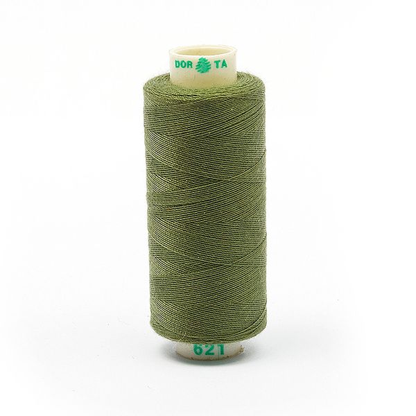 Нитки швейные бытовые Dor Tak 40/2, 366 м / 10 кат., 621 серый