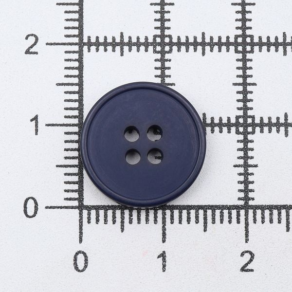 Пуговицы на 4 прокола 24L (15мм), пластик (Blue2 (синий2)), NE56, 72 шт