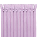 Молния спираль (витая) брючная Т3 (3 мм) 1 зам., н/раз., 20 см, автомат, сирень авт. 20 см, ГР, 30110, 10 шт