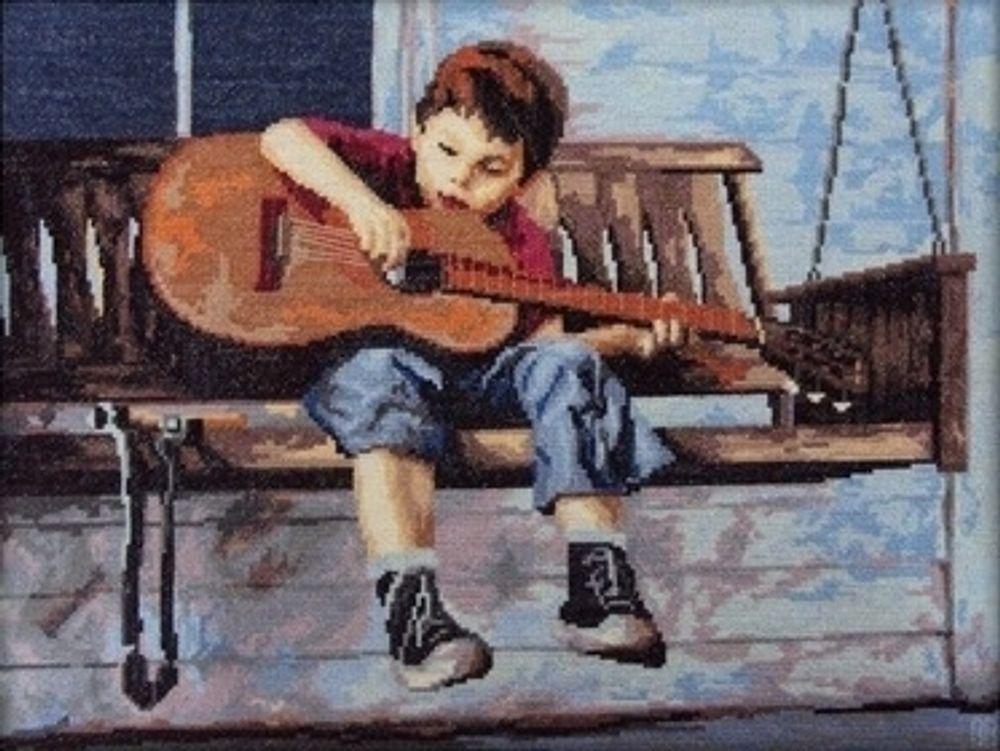 Набор для вышивания нитками Нитекс, Звуки музыки 42х31 см