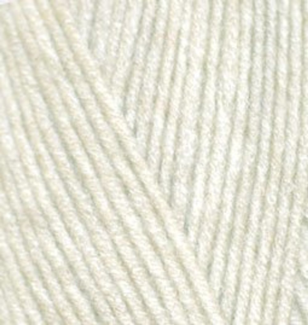 Пряжа Alize (Ализе) Lana Gold 800 / уп.5 мот. по 100 г, 800м, 001 кремовый