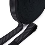 Резинка декоративная 25.0 мм / 20 метров, черный, Gamma 16с3895