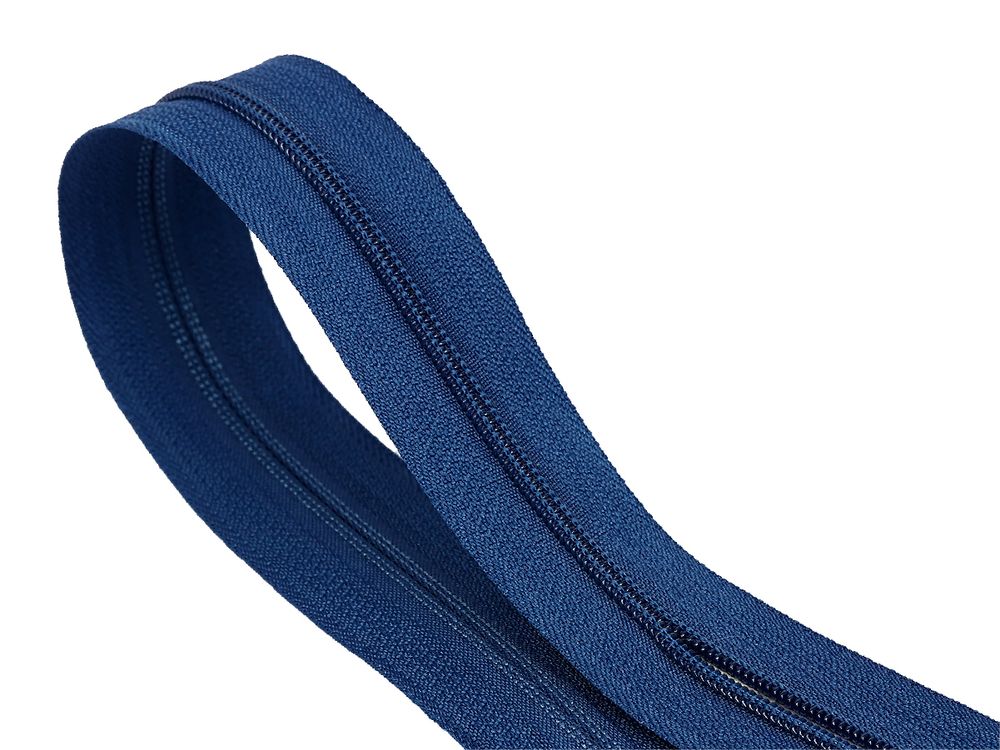 Молния рулонная витая (спираль) Т3 (3 мм) УСИЛЕННАЯ, НА БОБИНЕ, S-040 св.синий (цв.SBS) / кор. 1200 метров