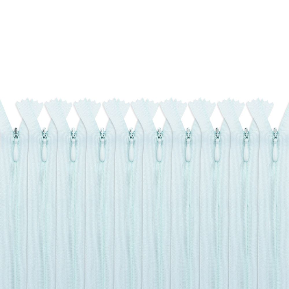 Молния потайная (скрытая) Т3 (3 мм) 1 зам., н/раз., 50 см, неж.гол. 31294 / 50, 10 шт