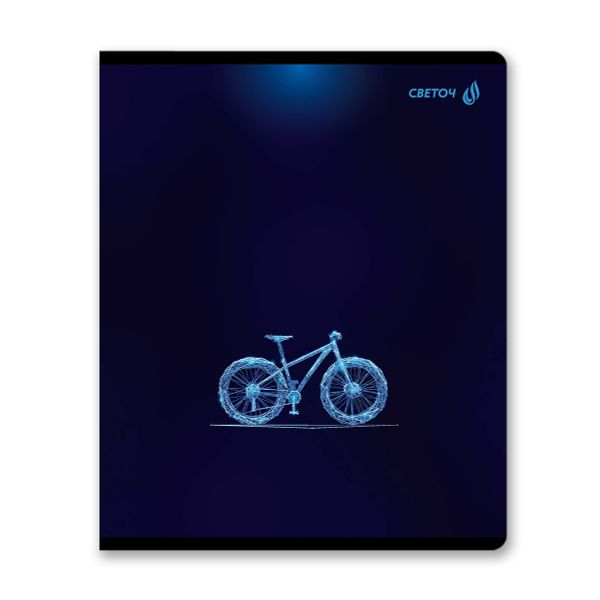 Тетрадь ученическая общая, глянцевая ламинация, A5+ 96 л. на скобе 65 г/м², белизна 100 %, 5 шт, клетка, 01000 Искра времени, Светоч 96Т15