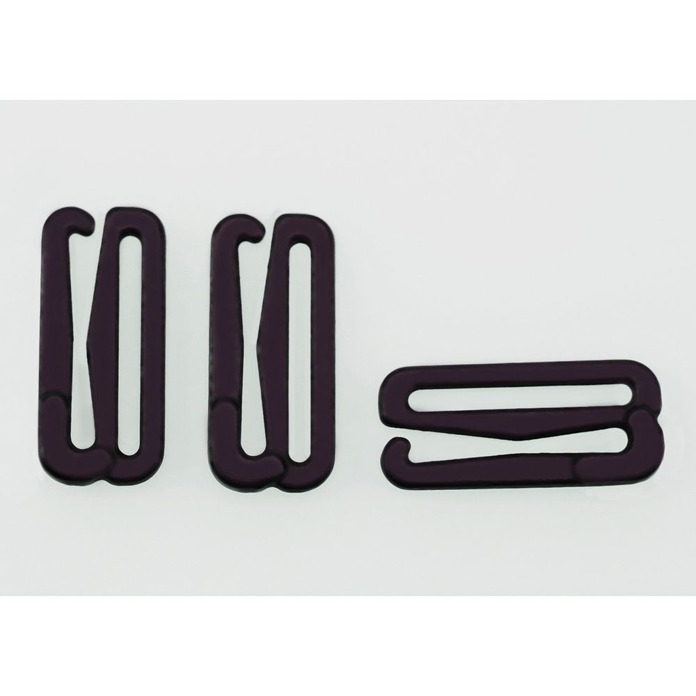 Крючки для бюстгальтера металл 20.0 мм, 076 сливовое вино, Arta, 50 шт