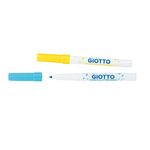 Фломастеры блестящие Turbo Maxi Glitter с глиттером 6 цв, F426600, Giotto F426600