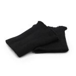 Манжеты трикотажные 7.0х9.0 см, 5 пар, тонкие 14кл. 1х1, 004 черный