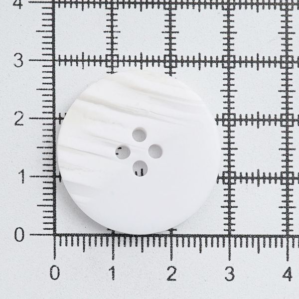 Пуговицы 4 прокола 44L=28 мм, пластик, col.D белый, 36 шт, CN2824