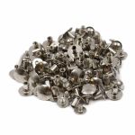 Винт кобурный металл ⌀9 мм, h6 мм, никель, 50 шт