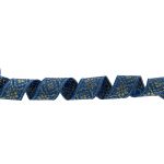 Лента (тесьма) жаккардовая 23.0-25.0 мм, / 25 метров, синий /под золото, Blitz