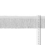 Бахрома отделочная 75.0 мм / 25 метров, витая, 001 белый, Gamma 565