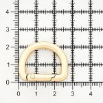 Карабин металл полукольцо 20.0 мм, золото, MB_2232, 6 шт