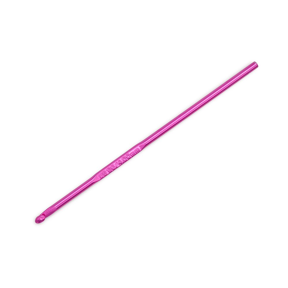 Крючок для вязания Colour 4,0 мм, 15 см, алюминий, Pony