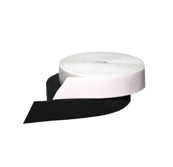 Резинка тканая 45.0 мм / 25 метров, белый, Gamma ЛЭ-45бп-25