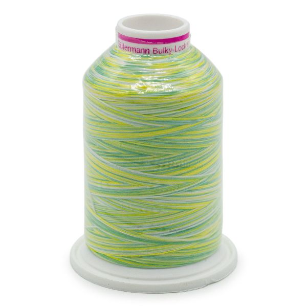 Нитка текстурированная Gutermann Bulky-Lock 80 multicolor, 1000 м, 9963, 1 катушка